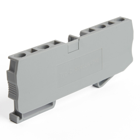 LD562-1-25 Торцевая заглушка для ЗНИ LD554 2,5 мм²  (JXB 2,5), серый STEKKER 39987