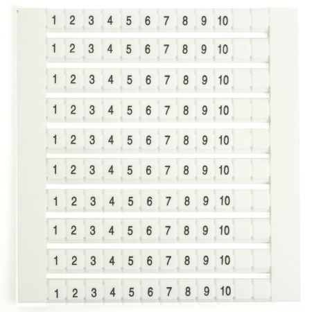 Маркеры для ЗНИ (JXB ST) с нумерацией 1-10 LD556-5 STEKKER 49210