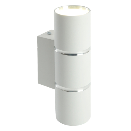 Светильник  настенный Feron ML1860 ZEN MR16 35W, 230V, 2*GU10, белый, хром IP20 48650