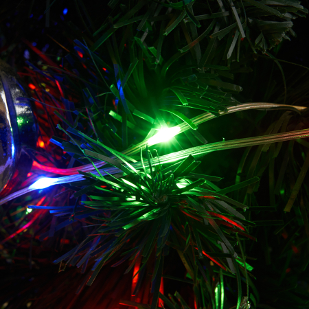 Светодиодная гирлянда Feron CL577 линейная Роса 220V мультиколор c питанием от сети 48618