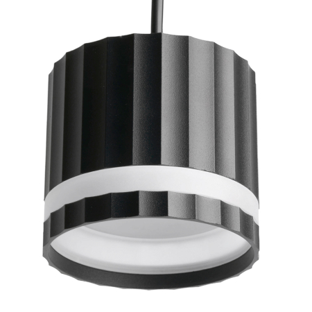 Светильник потолочный Feron HLBarrel HL3698 OLYMPUS levitation 12W, 230V, GX53, чёрный, на подвесе 1,7 м 48684