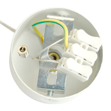Светильник потолочный Feron HL4548 на подвесе GX53 12W 230V, белый 85*80 48748
