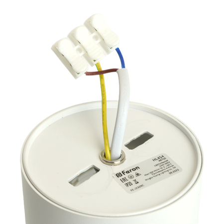 Светильник потолочный Feron HL454 12W, 230V, GX53, белый 48750
