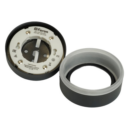 Светильник потолочный Feron HL455 12W, 230V, GX53, черный 48753