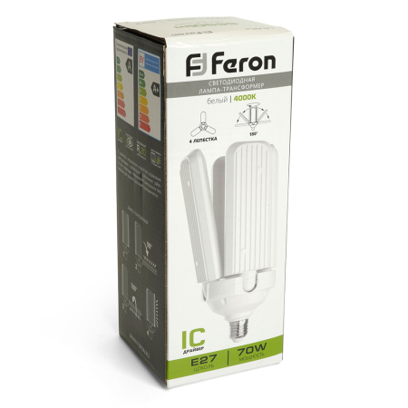 Лампа светодиодная Feron LB-654 E27 70W 4000К 48773