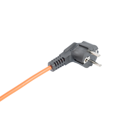Удлинитель на катушке Stekker Standart  STD01-40-50 4 гнезда с/з ПВСбм 3*1, оранжевый, 16А, IP40, 50м 49391