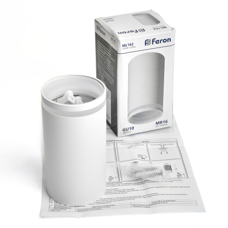 Светильник потолочный Feron LUNA ML162 MR16 GU10 35W 230V, белый 48815