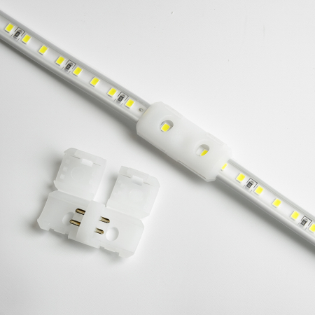Лента светодиодная, 120SMD(2835)/м 10Вт/м 220V длина 25м, 4000K, IP65, FERON LS710  с 1 сетевым шнуром, 2 заглушками, 2 коннекторами в комплекте 48765
