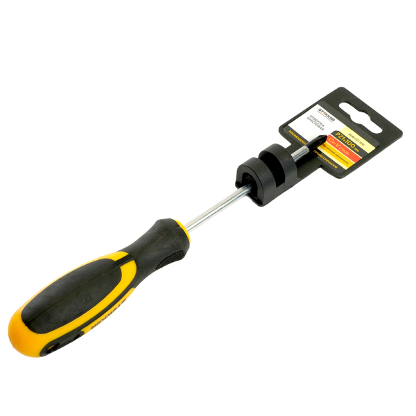 Отвертка крестовая STEKKER Pz 1 х 100 мм, Cr-V, SDM-PZ1-100 49615