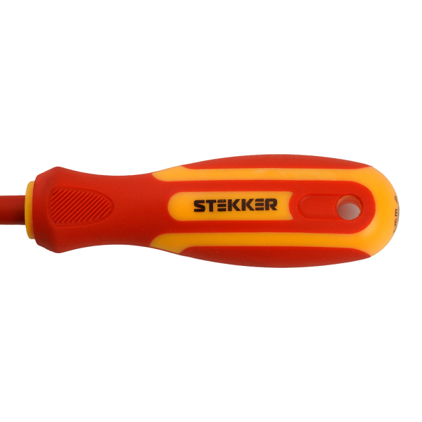 Отвертка крестовая диэлектрическая STEKKER Pz 1 х 80 мм, SDE-PZ1-80 49617
