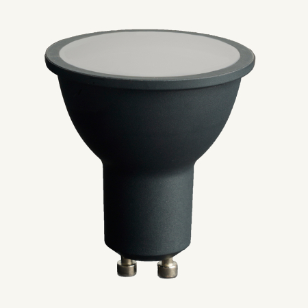 Лампа светодиодная Feron.PRO LB-1608 GU10 8W 175-265V 2700K в черном корпусе 48958