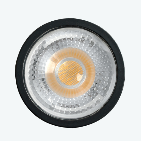 Лампа светодиодная Feron.PRO LB-1607 GU10 7W 175-265V 2700K  в черном корпусе 48954