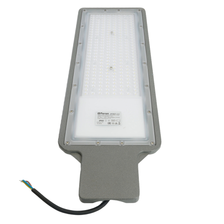 Светодиодный уличный консольный светильник Feron SP3023 120W 5000K 230V, серый 48966