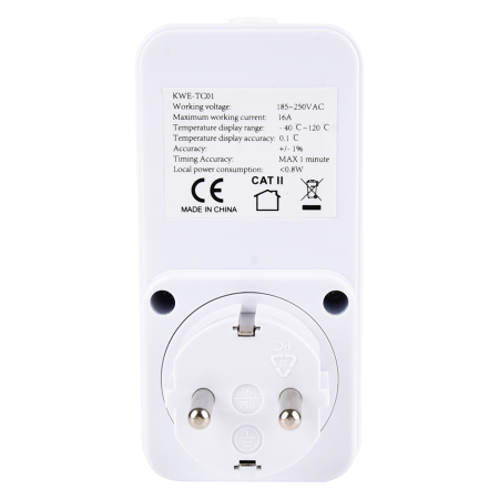 Розетка с таймером Feron TM27 электронная мощность 3600W/16A 48972