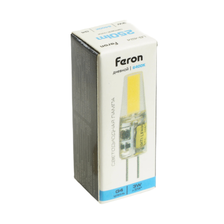 Лампа светодиодная Feron LB-420 G4 3W 12V 6400K 51172