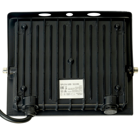 Светодиодный прожектор SAFFIT SFL51-100 IP65 100W 6500K черный 51195