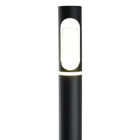 Светильник садово-парковый Feron DH1106, 15W, GU10, 230V, черный (столб) 51232