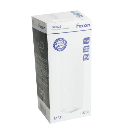 Светильник садово-парковый Feron DH025,на стену, 2*GU10 MR11 230V, серый 51307