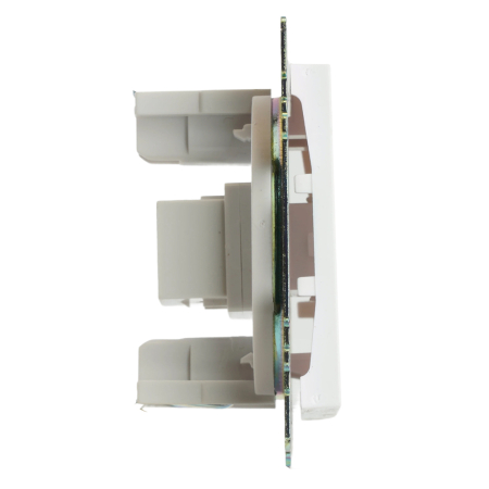 Розетка HDMI 2.1, Type A  (механизм), STEKKER GLS00-7118-01, серия Катрин, белый 50058