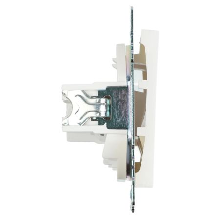 Розетка HDMI 2.1, Type A  (механизм), STEKKER GLS00-7118-01, серия Катрин, белый 50058