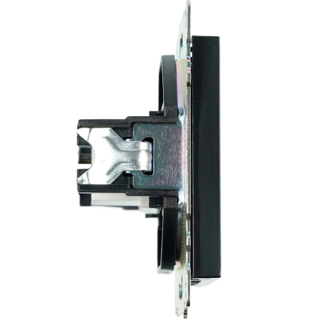Розетка HDMI 2.1, Type A  (механизм), STEKKER GLS00-7118-05, серия Катрин, черный 50062