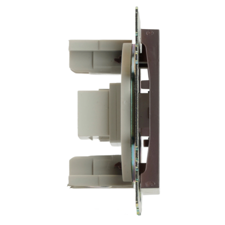 Розетка HDMI 2.1, Type A (механизм), STEKKER GLS00-7118-04, серия Катрин, шоколад 50064