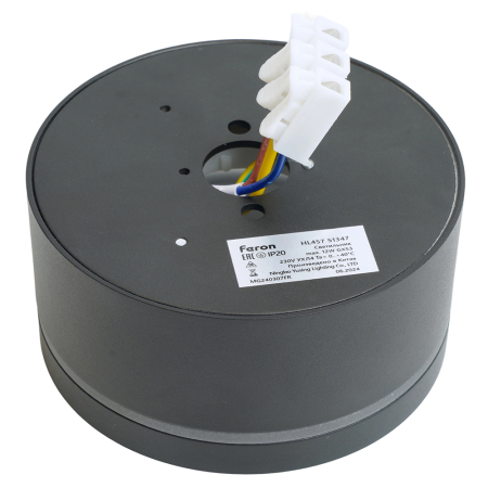 Светильник потолочный Feron HL457 12W, 230V, GX53, черный 51347