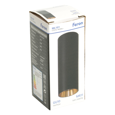 Светильник потолочный Feron ML101 Barrel MR11 GU10 35W 230V,  ML101 51379