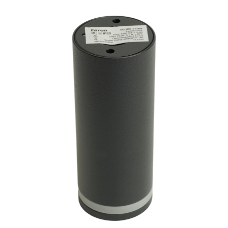 Светильник потолочный Feron ML100 Barrel LUNA MR11 GU10 35W 230V, черный 51369