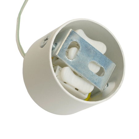 Светильник потолочный Feron ML1008 Barrel LUNA levitation на подвесе MR11 35W 230V, белый 40*250 51376