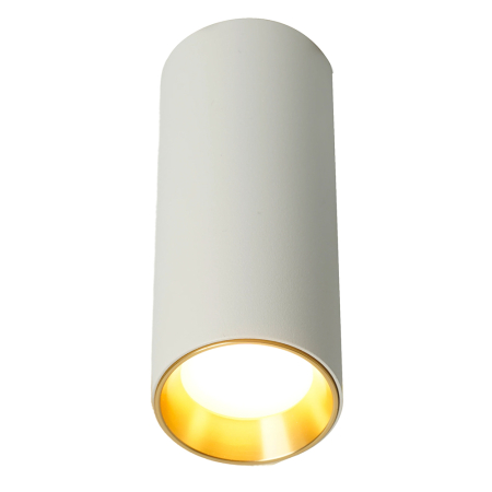 Светильник потолочный Feron ML101 Barrel MR11 GU10 35W 230V,  белый + золото 51378