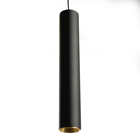 Светильник потолочный Feron ML1018 Barrel levitation на подвесе MR11 35W 230V, черный + золото 40*250 51387