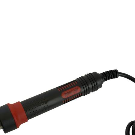 Паяльник с индикатором  300W, нихромовый нагреватель, долговечное жало, 230В, STEKKER  PLE301-300 49814