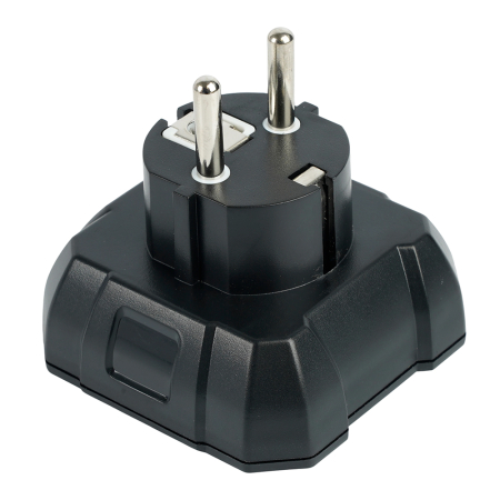 MTM HT106D Тестер розеток и УЗО, питание от сети 230V, черный 49997