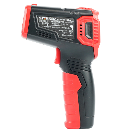 MTM HT650A Дистанционный измеритель температуры (пирометр), 2 батареи тип ААА 1,5В, черный/красный 49998