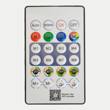 Гирлянда линейная Feron CL593 Smart, 10м USB  + Пульт ДУ RGB, прозрачный шнур 51463
