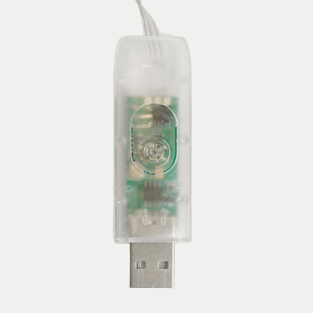 Гирлянда линейная Feron CL593 Smart, 10м USB  + Пульт ДУ RGB, прозрачный шнур 51463