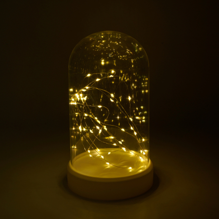 Световая фигура "Колба с Нитью Роса" 50LED 2700K, батарейки 3*АА, 23см, LT135 51454