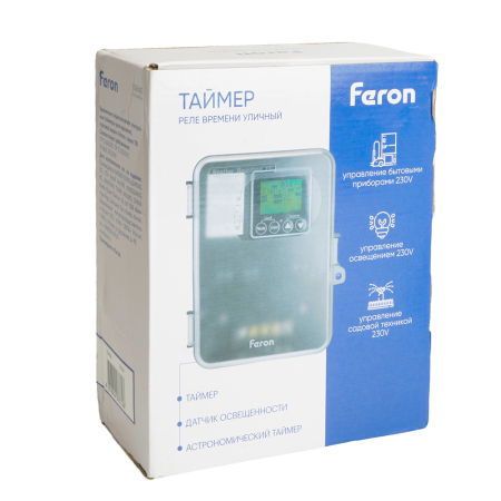 таймер (реле времени) Feron TM101 9200W однозонный 51514