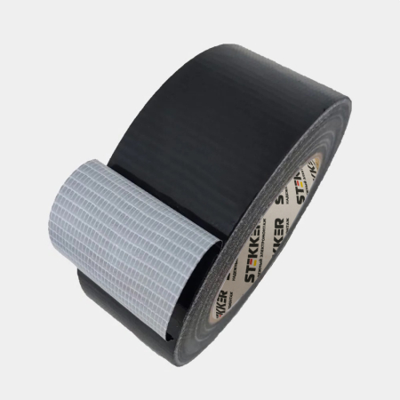 Армированная клейкая лента STEKKER INTP4-02148-40  0,21*48 мм, 40м, на тканевой основе, черный 50083