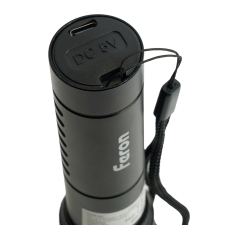 Фонарь ручной Feron TH2411 с аккумулятором TYPE-C ZOOM 51619