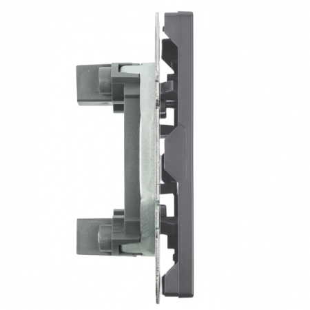 Заглушка (механизм), серия Эмили, платиново-серый, soft touch, RST00-5116-10 49961