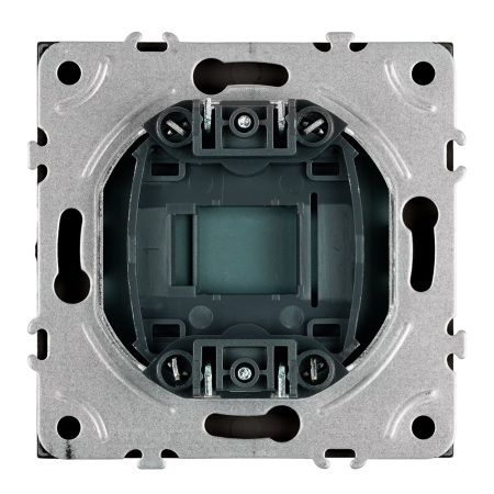 Заглушка (механизм), серия Эмили, платиново-серый, soft touch, RST00-5116-10 49961