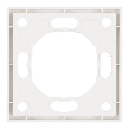 Рамка STEKKER, PFR00-5001-01 1-местная, серия Эмили, белый фарфор, soft touch 49884