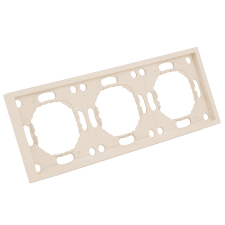 Рамка STEKKER, PFR00-5003-08 3-местная, серия Эмили, кашемир, soft touch 49912