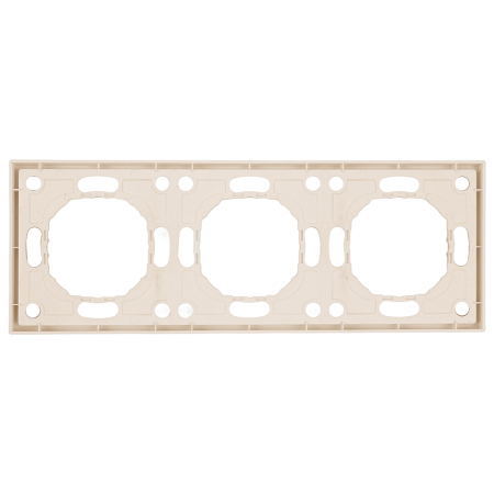 Рамка STEKKER, PFR00-5003-08 3-местная, серия Эмили, кашемир, soft touch 49912
