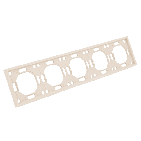 Рамка STEKKER, PFR00-5005-08 5-местная, серия Эмили, кашемир, soft touch 49914