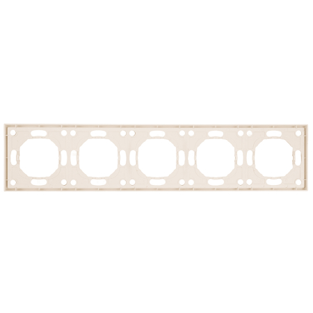 Рамка STEKKER, PFR00-5005-08 5-местная, серия Эмили, кашемир, soft touch 49914