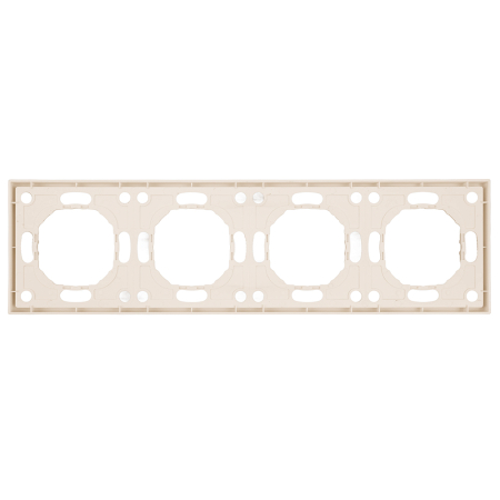Рамка STEKKER, PFR00-5004-08 4-местная, серия Эмили, кашемир, soft touch 49913