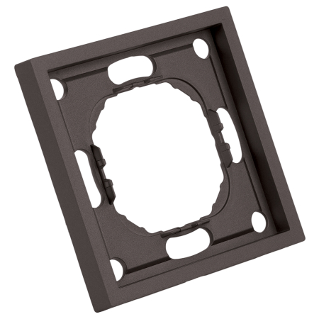 Рамка STEKKER, PFR00-5001-09 1-местная, серия Эмили, антрацит, soft touch 49936